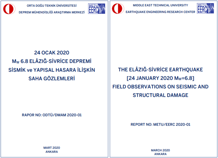 About 24 January 2020 Elazıg-Sivrice earthquake report
